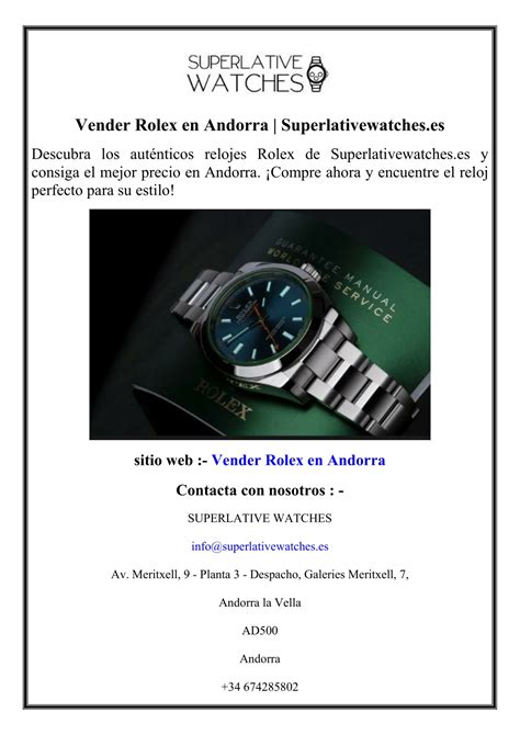 Vender Rolex en Andorra .